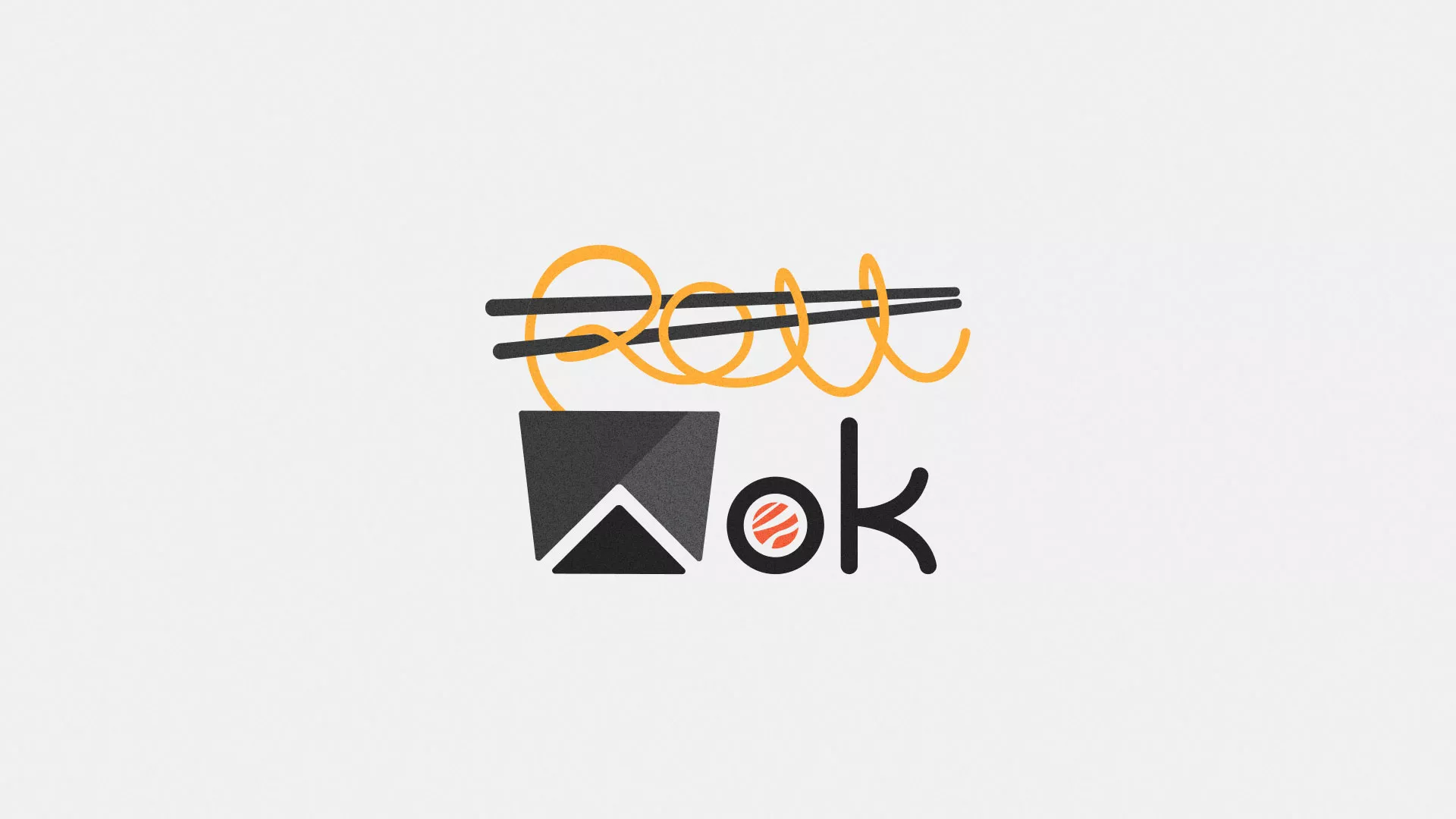 Разработка логотипа в Тавде для суши-бара «Roll Wok Club» Разработка логотипа в Тавде для суши-бара «Roll Wok Club»